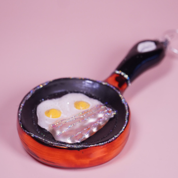 Pannetje met ei en spek